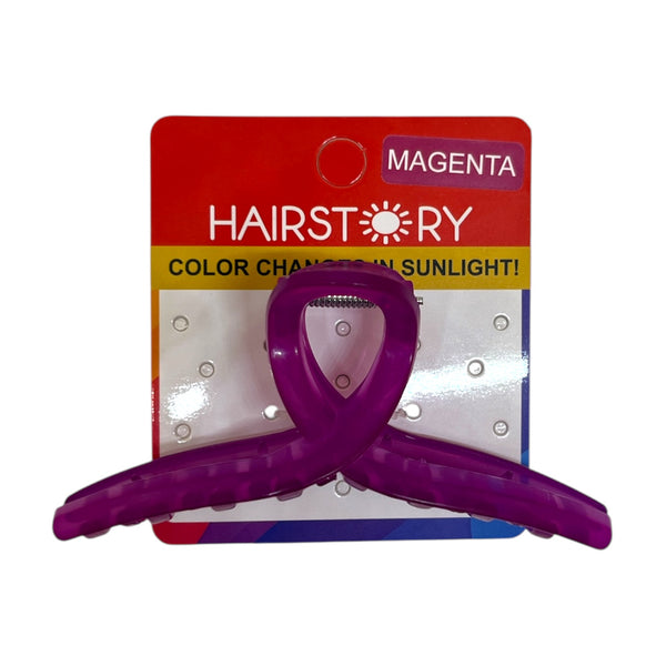HAIRSTORY Sun UV Color Changing Large Knot Classic Hair Clip Clamp