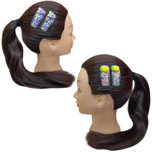 HAIRSTORY Shaker Fruit Charm Snap Clip (#24-F1)