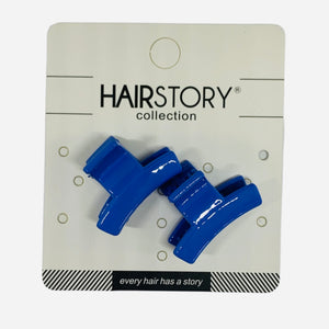 HAIRSTORY Sorbet Colored Small Hair Clamp Clips - D342