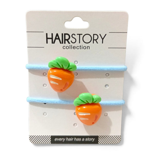 HAIRSTORY Cute Fruit/Vegetable Garden Hair Ties