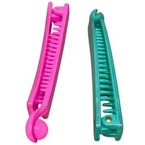 HAIRSTORY B121 Shimmer Plain Banana Clamp Clip