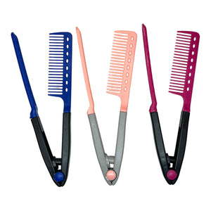 HAIRSTORY D6028 CURLING/STRAIGHT STYLING COMB RANDOM COLOR