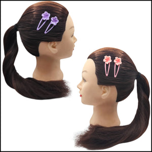 HAIRSTORY Plumeria Flower Charm Snap Clip (#13-PLM)
