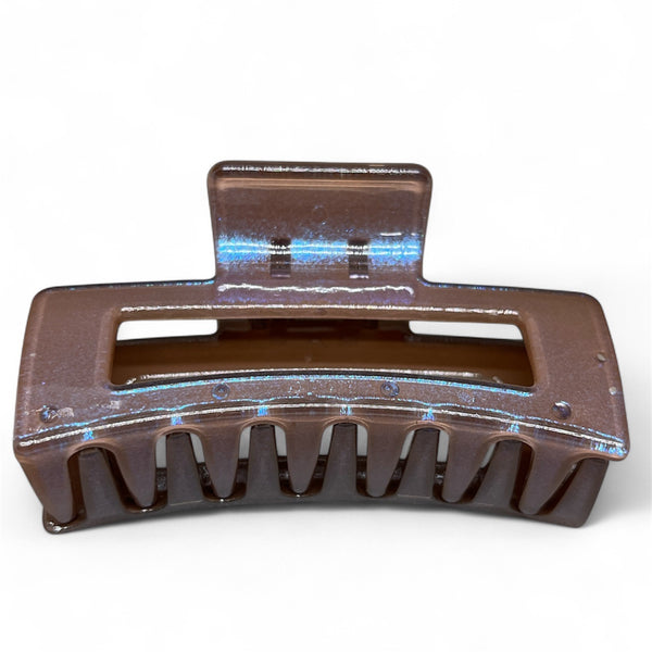 HAIRSTORY D688 SHIMMER Rectangular Hair Claw Clamp Clip