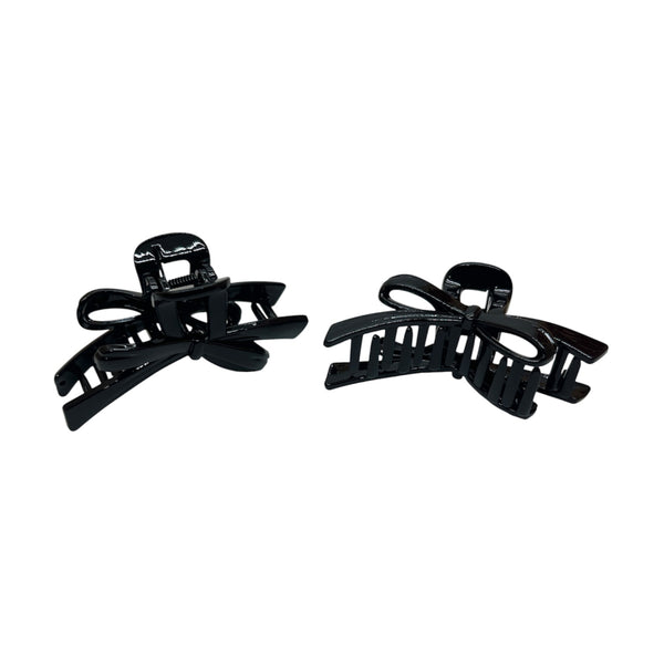 HAIRSTORY D901 Glossy Bow Hair Claw