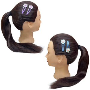 HAIRSTORY Flower Colorful Bean Snap clip (#21-F)