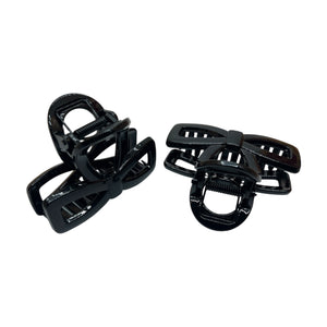 HAIRSTORY D903 Glossy Bow Hair Claw