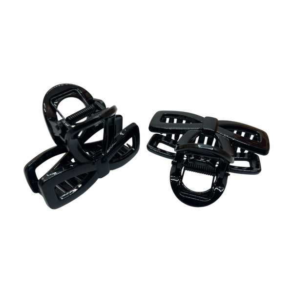 HAIRSTORY D903 Glossy Bow Hair Claw