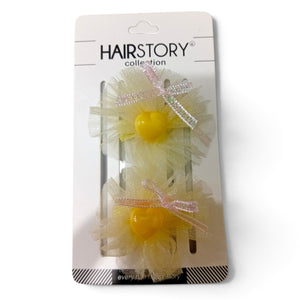 HAIRSTORY Tulle Heart Hair Clip