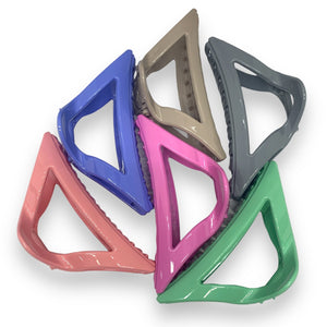 HAIRSTORY SORBET Large Triangle Hair Claw Clamp-D783