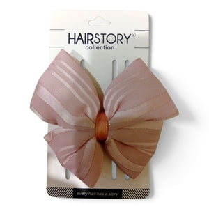 HAIRSTORY Bow Shimmer Silver Details