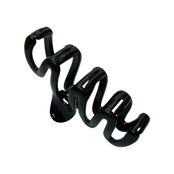 HAIRSTORY D817 Glossy Zigzag Hair Claw