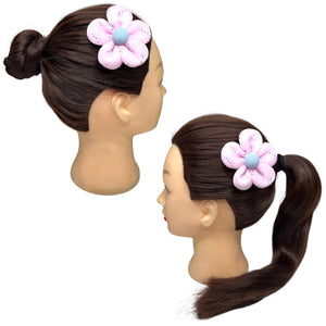 HAIRSTORY Shimmer Chiffon Flower Pin Curl (002-SCF)