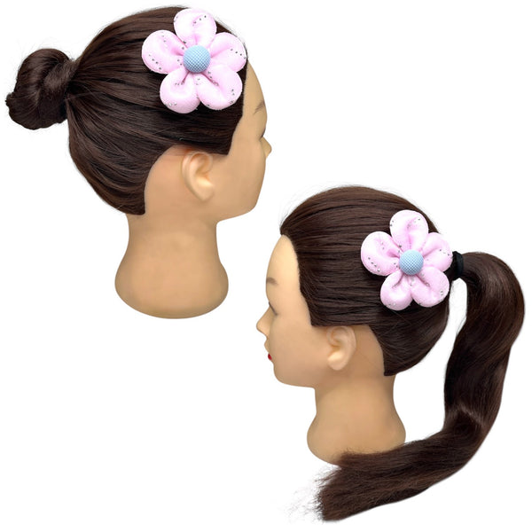 HAIRSTORY Shimmer Chiffon Flower Pin Curl (002-SCF)