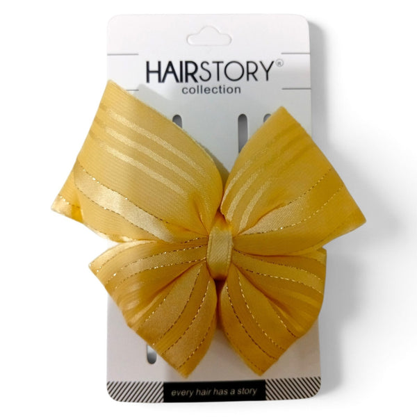 HAIRSTORY Bow Shimmer Silver Details