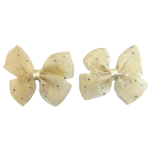 HAIRSTORY Shimmer Organza Ribbon Pin Curl (003-SOR)