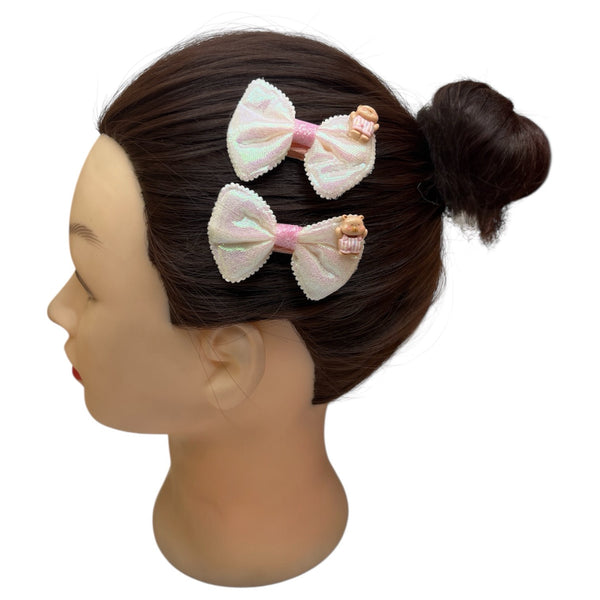HAIRSTORY Metallic Animal Ribbon Charm Pin Curl (001-MRA)