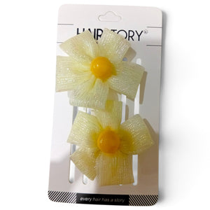 HAIRSTORY Organza Flower Hair Clip