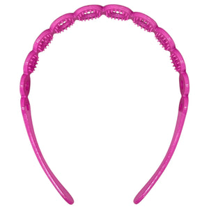 HAIRSTORY T062 Shimmer Round Holes Headband