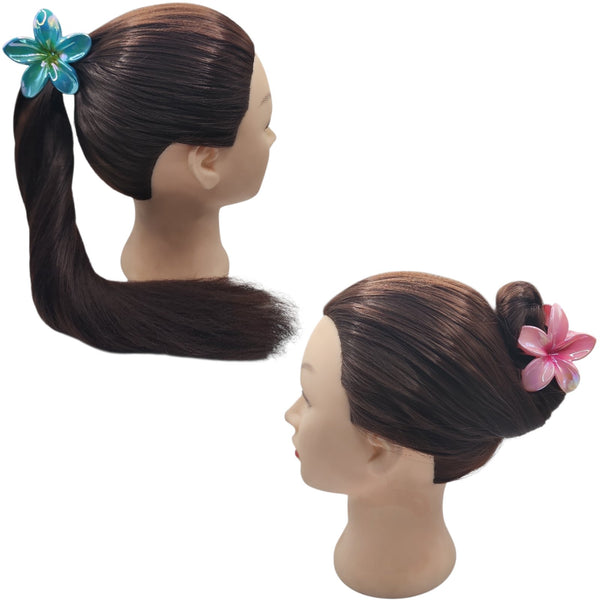 HAIRSTORY Plumeria Flower Hair Claw Clip Clamp