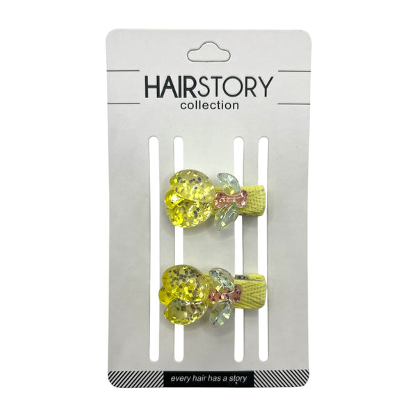 HAIRSTORY Glittered Tulips Pin Curl (001-GT)