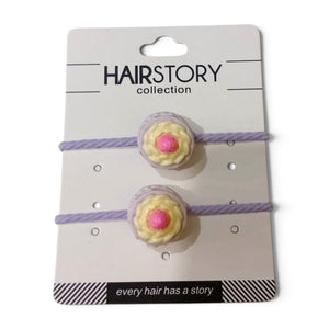 HAIRSTORY Cute Cake & Pastry Hair Ties