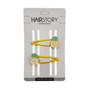 HAIRSTORY Crystal Fruit Colorful Charm Snap Clip (#13-CFC)