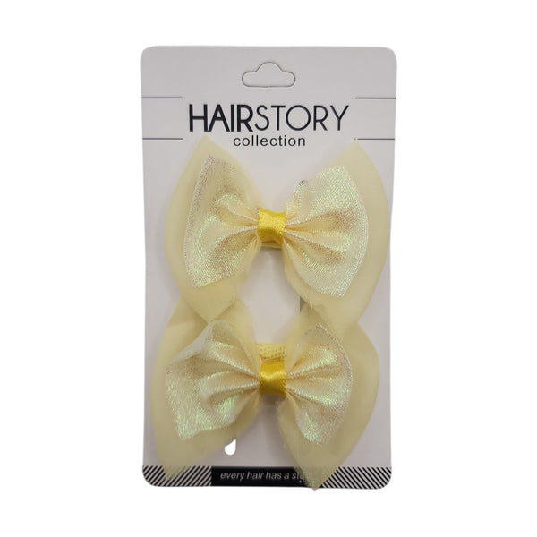 HAIRSTORY Metallic Ribbon Pin Curl (001-MR)