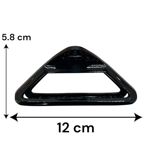 HAIRSTORY D842 Classic Glossy Triangle Hair Claw Clamp