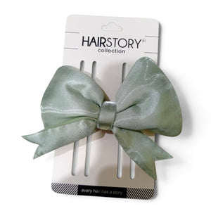 HAIRSTORY Bow Sheer Fabric Hair Clip