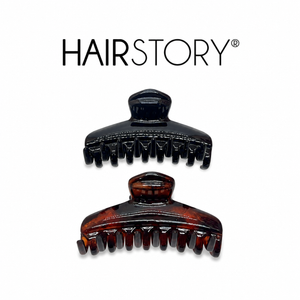 HAIRSTORY 9CM Non-Slip Classic Hair Claw Clamp