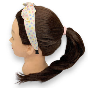 HAIRSTORY Printed Heart Headband (#9)