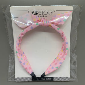 HAIRSTORY Printed Heart Headband (#9)