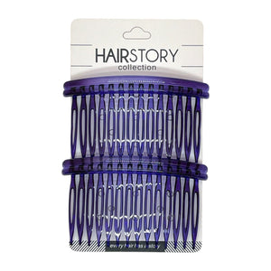 HAIRSTORY Y3034/A008 Basic Small Double Line Side Comb