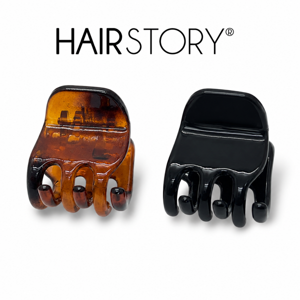 HAIRSTORY 61320 Non-Slip Classic Square Hair Claw