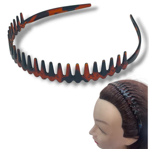 HAIRSTORY  B70-B71 Black & Brown Collection Multi-Design Headband