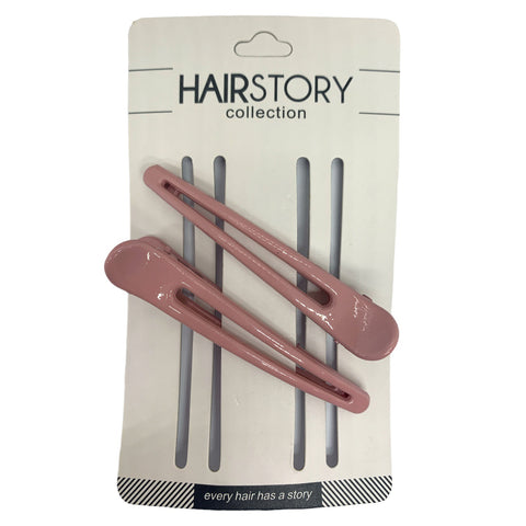 HAIRSTORY Muted Duckbill Salon Parlor Sectioning Hair Clip (C072 - C073)