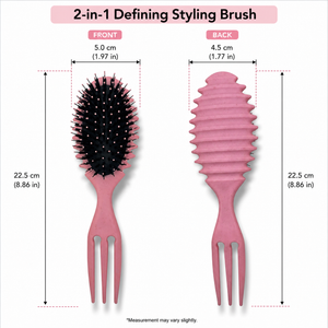 HAIRSTORY #9040 Defining Styling Brush Double Edges Oval Random Color