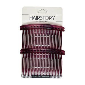 HAIRSTORY Y3034/A008 Basic Small Double Line Side Comb