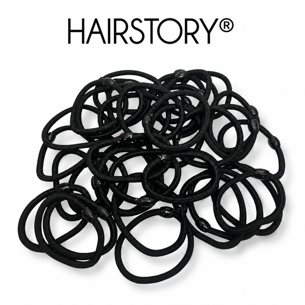 HAIRSTORY E1 Classic Black Hair Ties