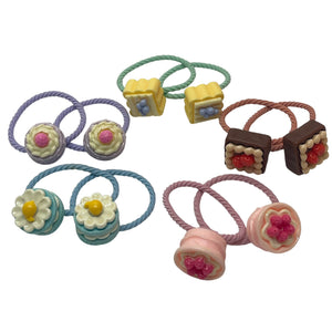 HAIRSTORY Cute Cake & Pastry Hair Ties