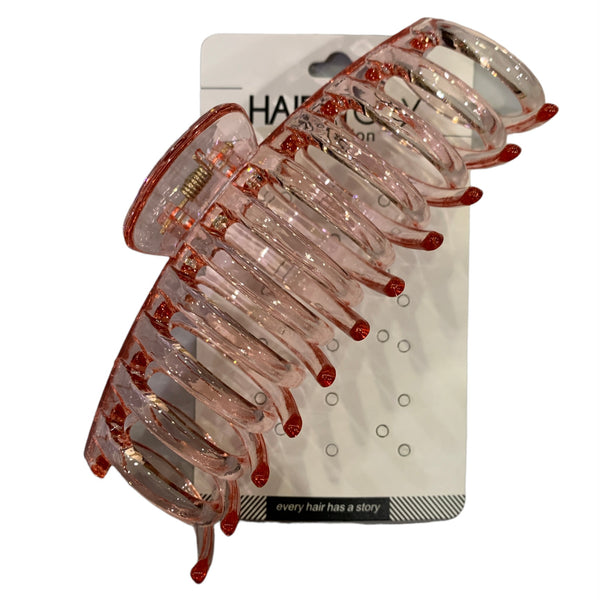 HAIRSTORY  CLEAR Jumbo Big Claw Hair Clamp Clip - D651