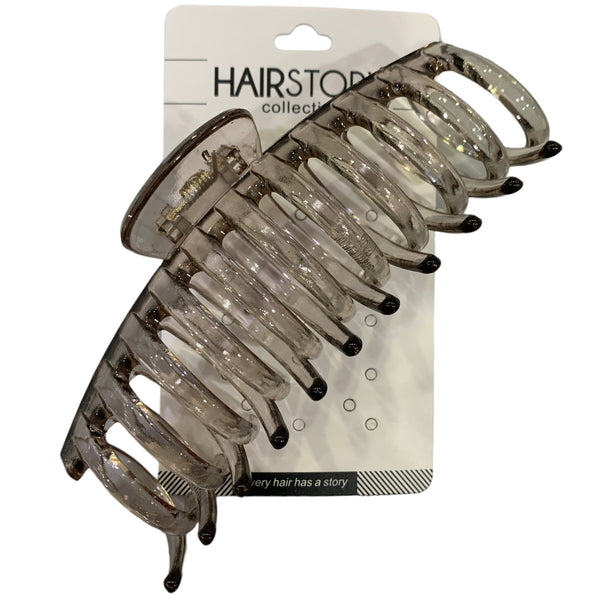 HAIRSTORY  CLEAR Jumbo Big Claw Hair Clamp Clip - D651