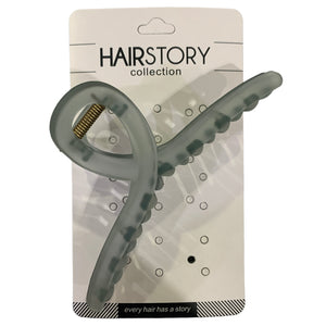 HAIRSTORY FROSTED Classic Knot Hair Claw Clamp Clip - D686