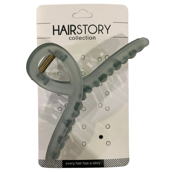 HAIRSTORY FROSTED Classic Knot Hair Claw Clamp Clip - D686