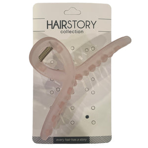 HAIRSTORY FROSTED Classic Knot Hair Claw Clamp Clip - D686