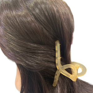 HAIRSTORY FROSTED Classic Knot Hair Claw Clamp Clip - D686