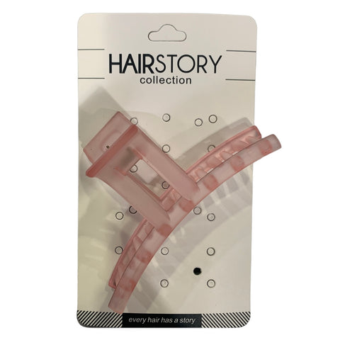 HAIRSTORY FROSTED Basic Large T Hair Claw Clamp Clip - D557