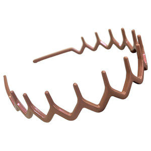 HAIRSTORY Iridescent Zigzag Shark Tooth Headband - T023