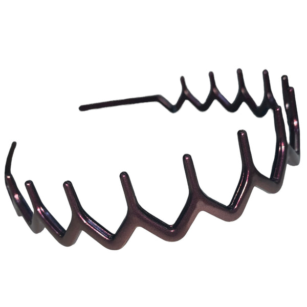 HAIRSTORY Iridescent Zigzag Shark Tooth Headband - T023